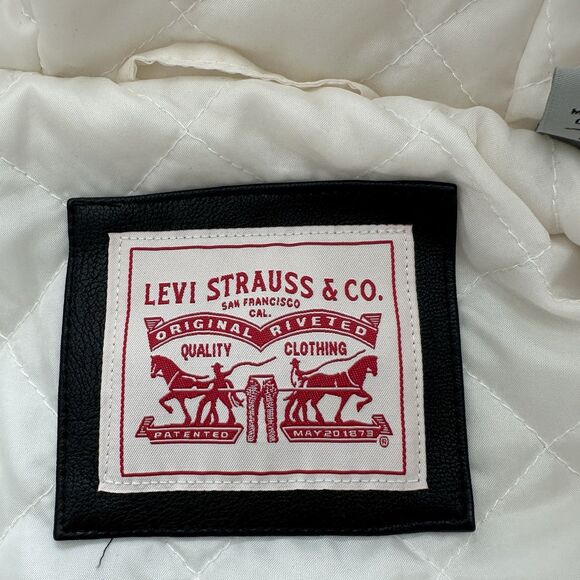 LEVI’s Strauss M Faux Shearling Quilted Parka NWOT Being - Picture 4 of 15
